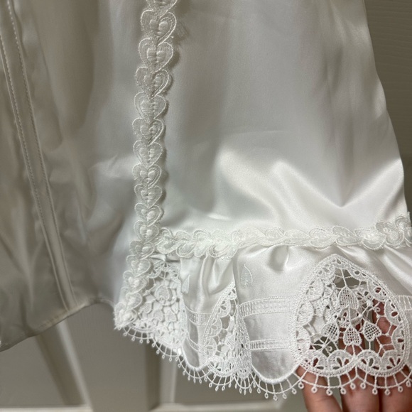 For Love And Lemons White Heart Window Slip Dress XXS - Picture 8 of 9